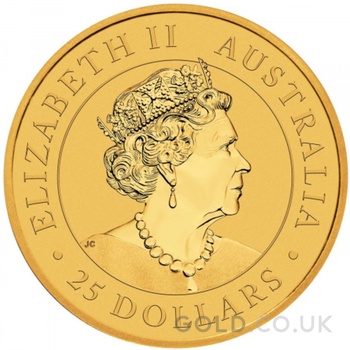 2022 1/4oz Australian Kangaroo Gold Nugget Coin