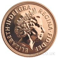 Gold Elizabeth II Sovereign (2014)