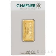 5g C. Hafner Gold Bar