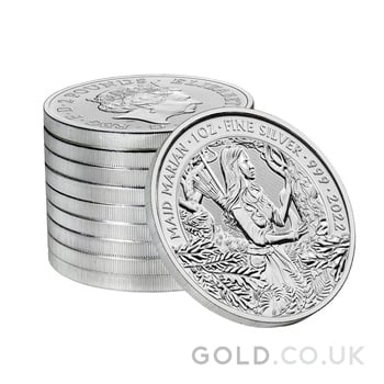 2022 Maid Marian Silver Coin Myths & Legends 1oz