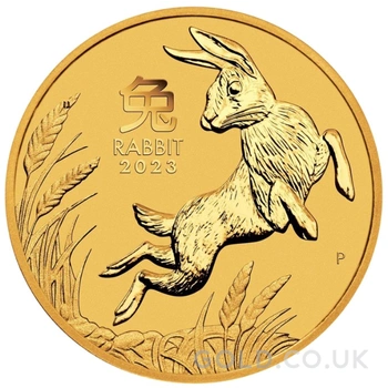 2023 Perth Mint 1/20oz Year of the Rabbit Gold Coin