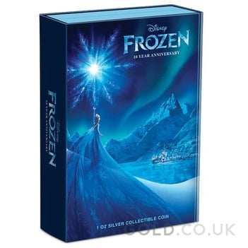 2023 Disney Frozen 10th Anniversary 1oz Silver Coin Boxed