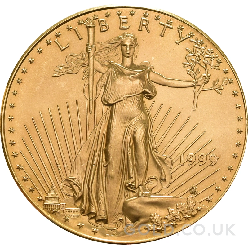 1999 American Eagle Gold Coin 1oz