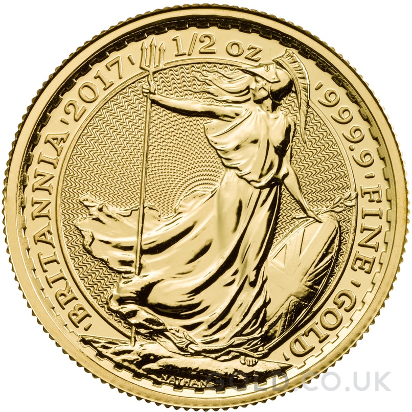 2017 1/2oz Gold Britannia Coin