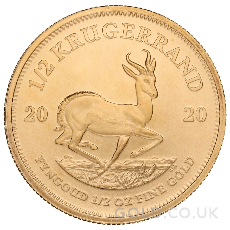 2020 1/2oz Krugerrand Gold Coin