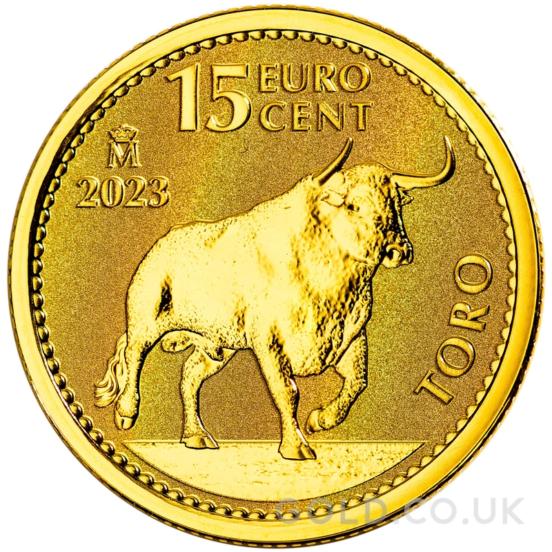 2023 1/10oz Spanish Gold Bull Coin