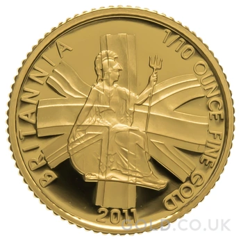 2011 Proof 1/10oz Gold Britannia Coin