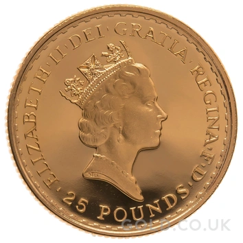 1987 Proof 1/4oz Gold Britannia Coin