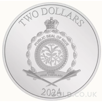2024 Proof Harley Quinn Silver Coin 1oz Boxed