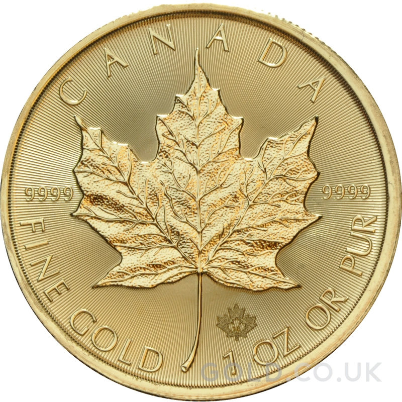 2018 Canadian Maple Leaf Gold Coin 1oz