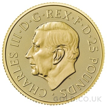 2024 1/4oz King Charles III Britannia Gold Coin Gift Boxed