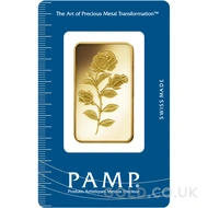 1oz PAMP Rosa Gold Bar