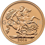 2018 Elizabeth II Fifth Head Gold Sovereign