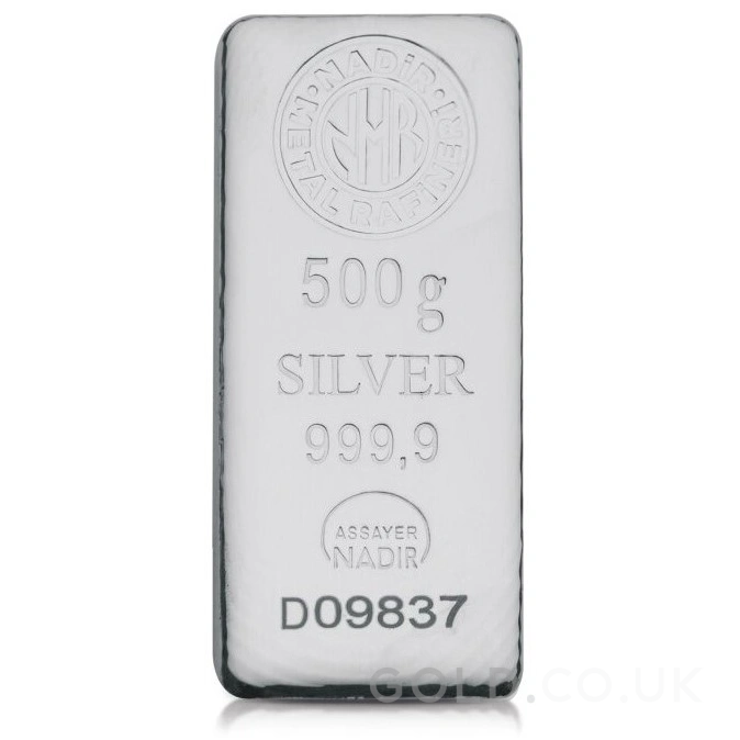 500g Silver Bar Nadir