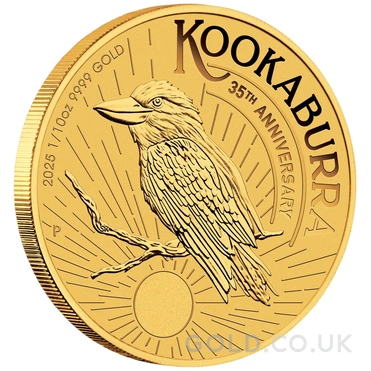 2025 1/10oz Australian Kookaburra Gold Coin