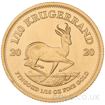 2020 1/10oz Krugerrand Gold Coin