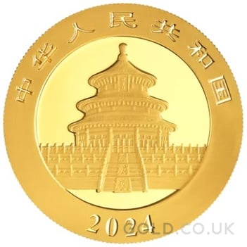 2024 1g Chinese Panda Gold Coin