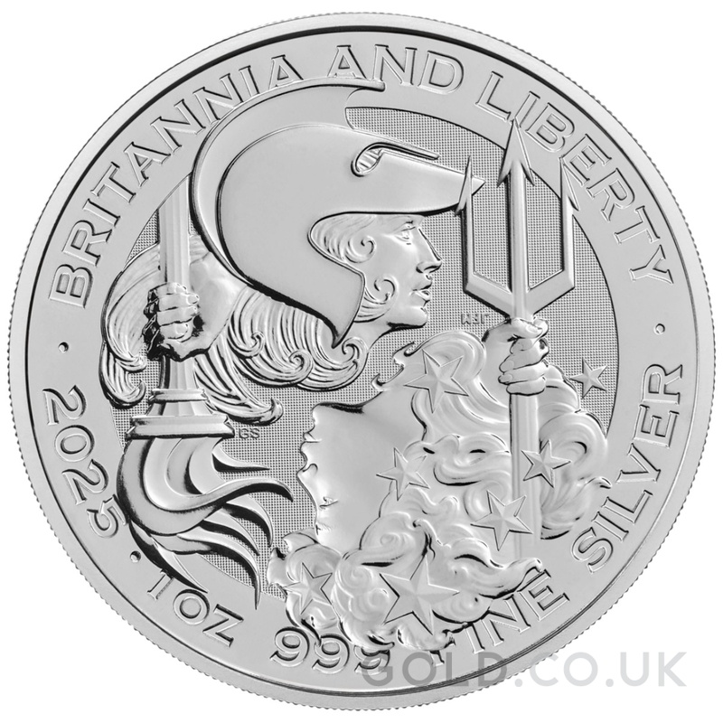 2025 Britannia & Liberty 1oz Silver Coin