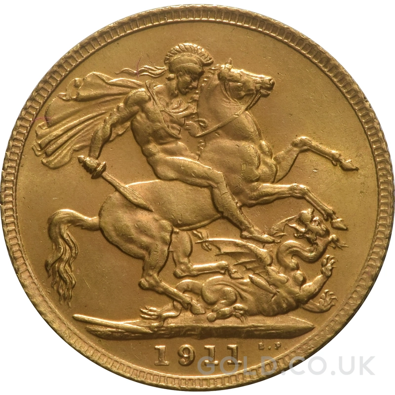 1911 Gold Sovereign Coin George V