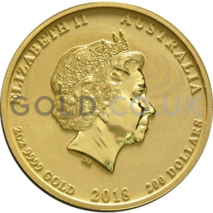 Gold Perth Mint Year of the Dog 2oz (2018)