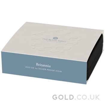 2025 Britannia 1oz Silver Proof Coin Boxed