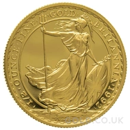 1992 1/2oz Gold Proof Britannia Coin