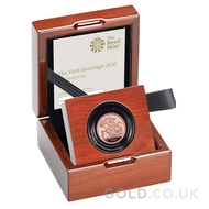 2020 Gold Proof Half Sovereign Boxed