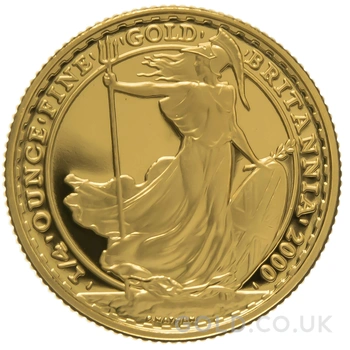 2000 Proof 1/4oz Gold Britannia Coin