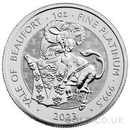 Platinum Yale of Beaufort 1oz Tudor Beast (2023)
