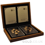 2008 Gold UK Coinage, Shield and Emblems Collection Boxed