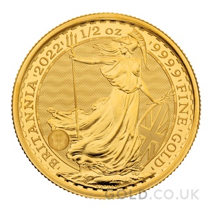 Half Ounce Gold Britannia (2022) - Gift Boxed