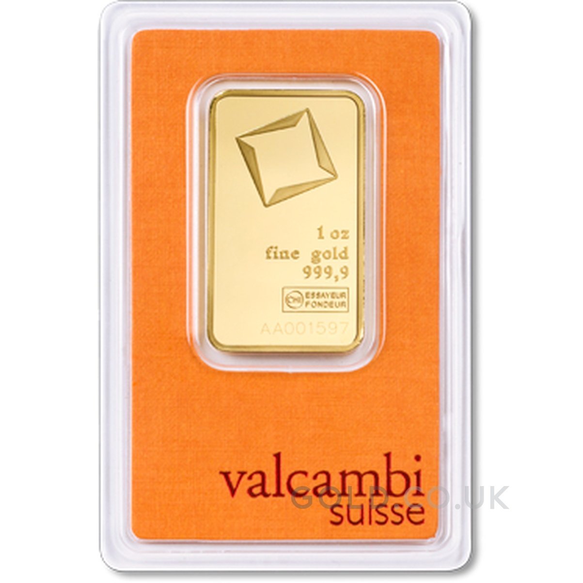 1oz Gold Bar Valcambi