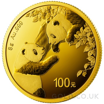 2023 8g Chinese Panda Gold Coin