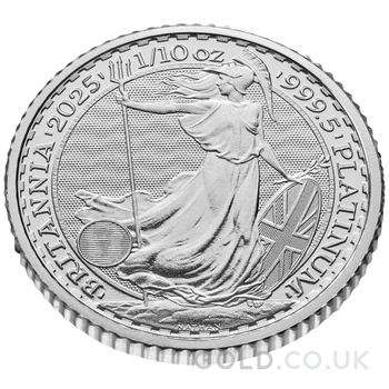 2025 1/10oz Platinum Britannia Coin