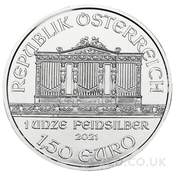 2021 Austrian Philharmonic Silver Coin 1oz