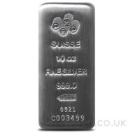 10oz PAMP Silver Cast Bar
