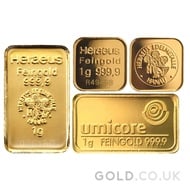 1g Gold Bars (Pre Owned)