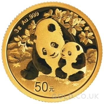 2024 3g Chinese Panda Gold Coin