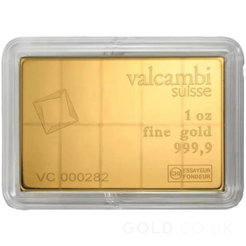 10 x 1/10oz Gold Bar CombiBar Valcambi