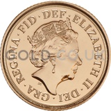 Elizabeth II Fifth Head Gold Half Sovereign