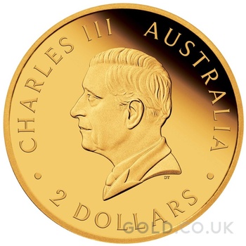 2024 0.5g Australian Mini Roo Proof Gold Coin