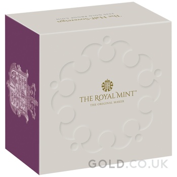 2025 Proof Gold Half Sovereign Coin Boxed
