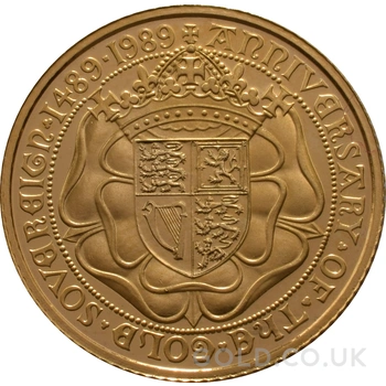 1989 Proof Gold Half Sovereign Boxed
