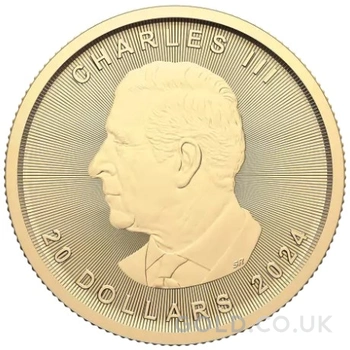 2024 1/2oz Canadian Maple Leaf Gold Coin