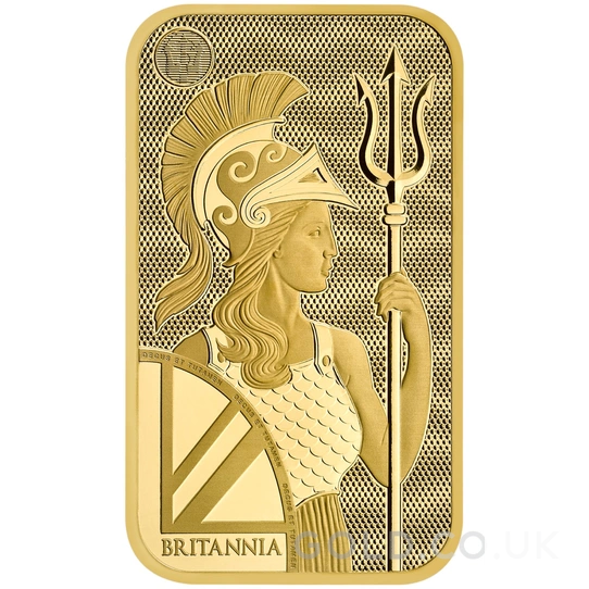 NEW 100g Gold Britannia Minted Bar