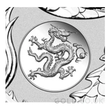 2024 1oz Perth Mint Year of the Dragon Silver Coin with Privy Mark