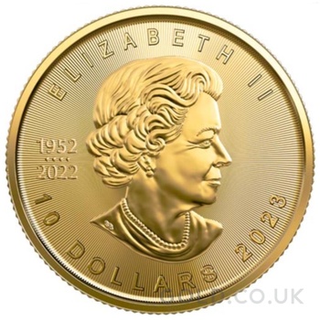 2023 1/4oz Canadian Maple Leaf Gold Coin