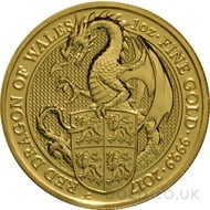 The Red Dragon - 1oz Gold Coin