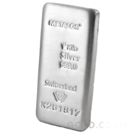 1 Kilo Metalor Silver Bar
