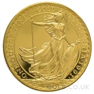 1991 One Ounce Proof Britannia